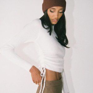 Princess Polly Jesica Sweater with Adjustable Sides/Strings Size S/M